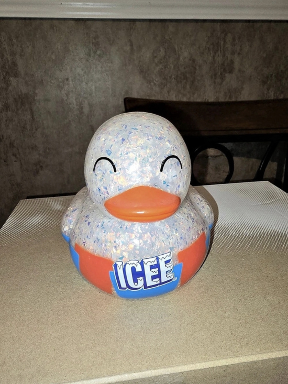 ICEE 6-Inch Rubber Duck Color Block Duck Decor